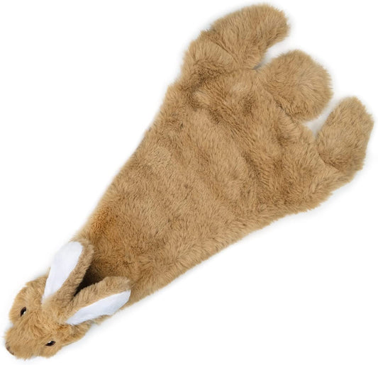 2-In-1 Stuffless Squeaky Dog Toys with Soft, Durable Fabric for Small, Medium, and Large Pets