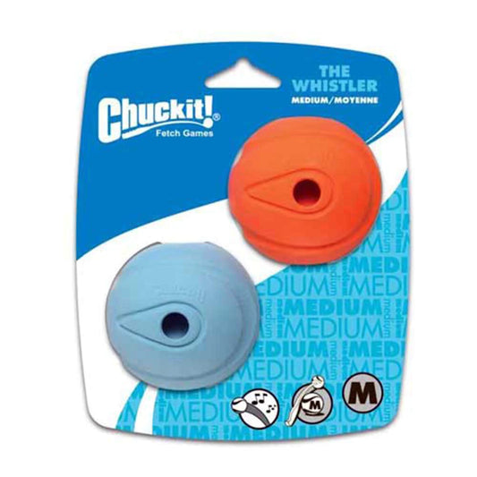 Chuckit! Whistler Ball Dog Toy, Medium 2.5" (6Cm) - 1Pack