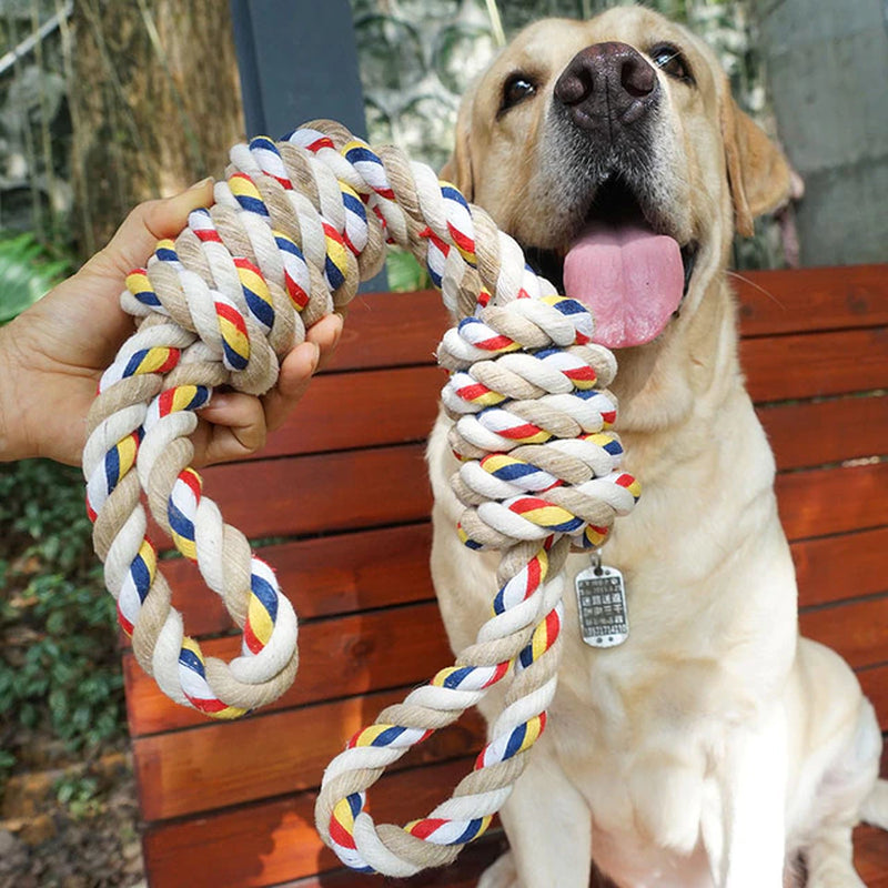 60CM Pets Toys Bite Molar Tooth Rope Dog Toy for Large Dogs Rottweiler Dog Toys Golden Retriever Chewing Teeth Big Toys WF1015