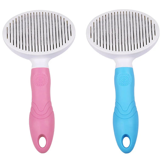 Pet Cleaning Grooming Products One-Button Hair Removing Pet Comb Automatic Epilator Cat Dog Hair Brush Suministros