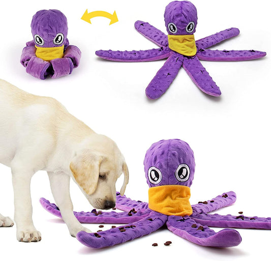 Dog Snuffle Toy Dog Enrichment Toys, Dogs Puzzle Games Interactive Puppy Toys Chew Toys Slow Feeder Game for Boredom Treat Dispensing Toys Snuffle Dog Mat for Large Breed Medium and Small Dogs