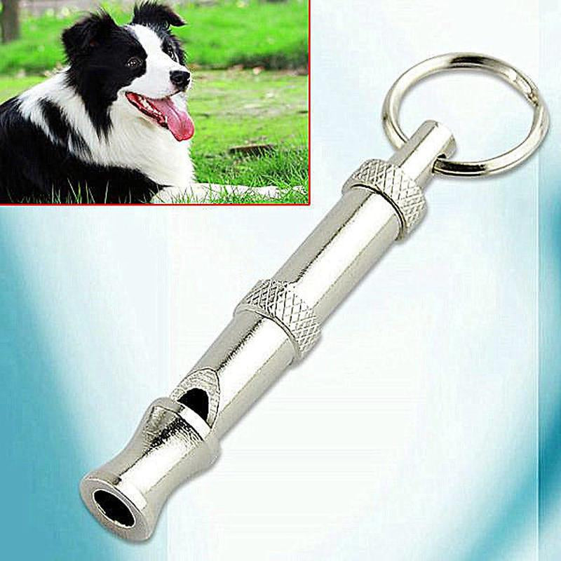 5.5X1X1Cm Pet Training Whistle Home Adjustable Stainless Steel Sound Training Stop Barking-Quiet Adjustable Frequency Ultrasound
