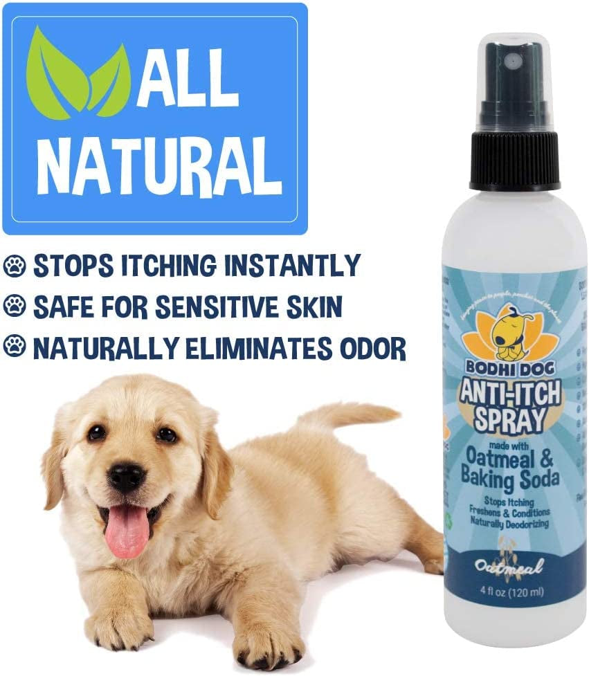 Anti Itch Oatmeal Spray for Dogs and Cats | 100% Natural Soothing Relief for Dry, Itchy, Bitten or Allergy Damaged Skin Treatment | Professional Quality