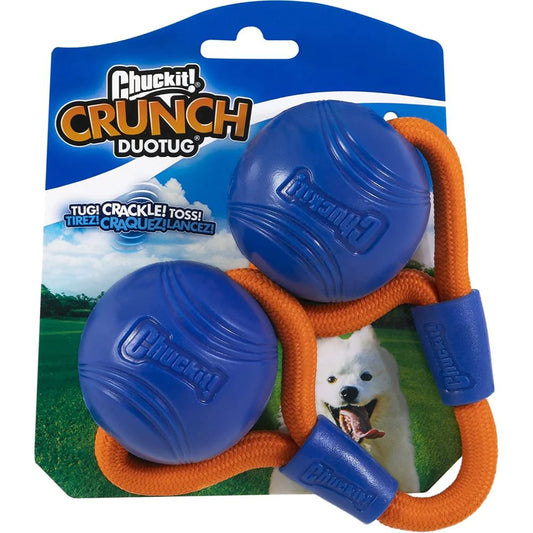 Chuckit! Crunch Ball Duo Tug Dog Toy Medium